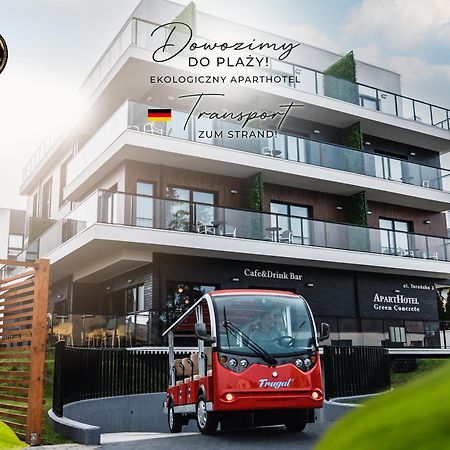 Aparthotel Green Concrete - Eko-Bus Na Plaze, Rowery I Masaze Swinoujscie Dış mekan fotoğraf